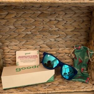 Goodr Blue Lightweight Sunglasses.  Brand New!